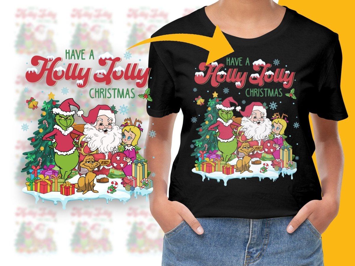 Have a Holly Jolly Christmas with Grinch PNG File - Teepew