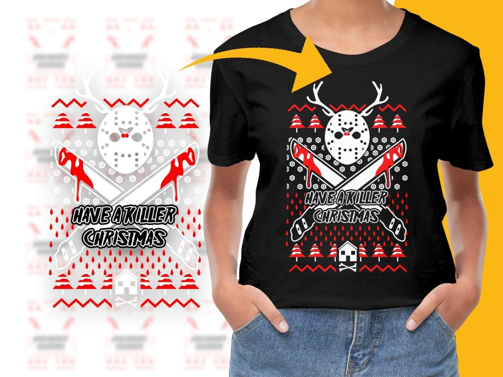 Have a Killer Christmas Graphic Horror Theme PNG File - Teepew