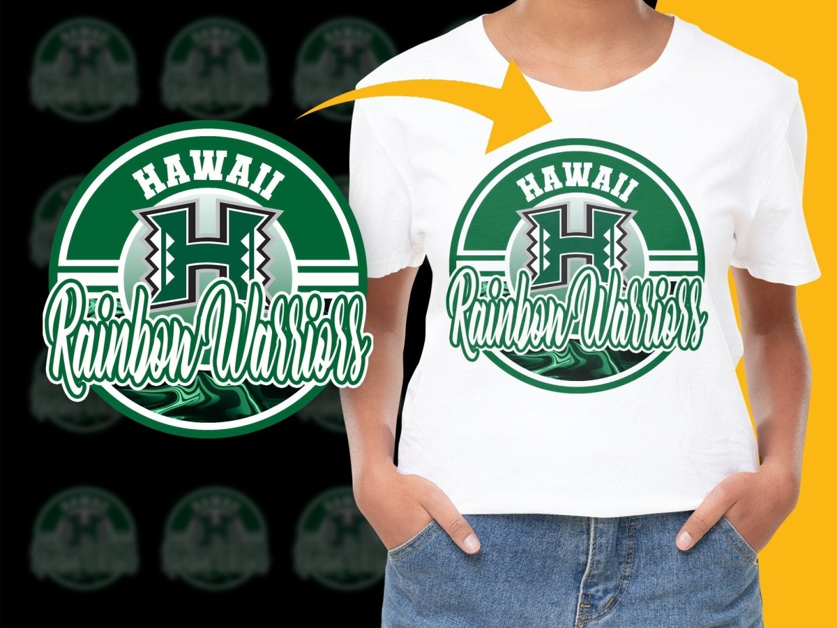 HAWAII RAINBOW WARRIORS NCAA College PNG File - Teepew
