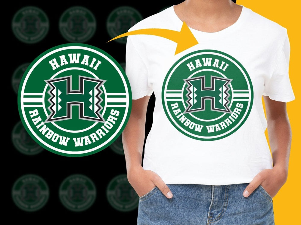 HAWAII RAINBOW WARRIORS NCAA College PNG File - Teepew