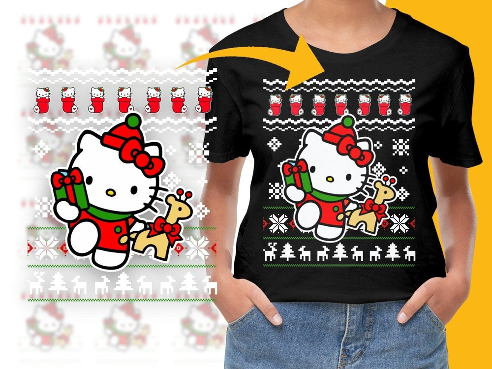 Hello Kitty Festive Christmas Design PNG File - Teepew