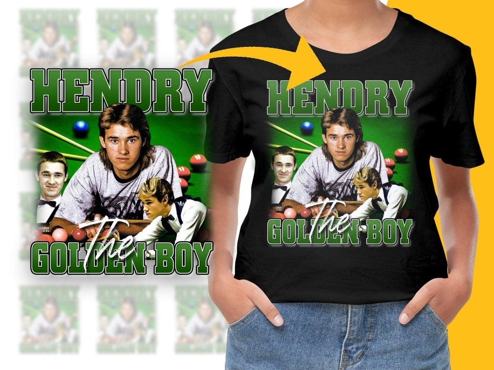 Hendry The Golden Boy Retro Style Graphic PNG File - Teepew