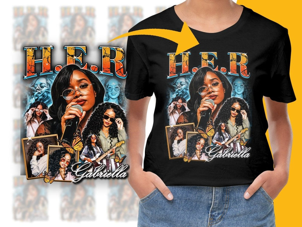 H.E.R Gabriella Music Bootleg PNG File - Teepew