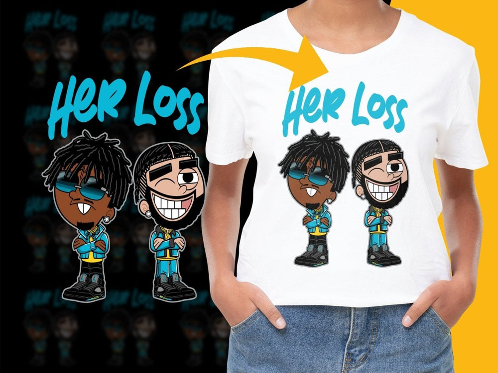Her Loss StreetWear Graphic Tee Hip Hop Style PNG File - Teepew