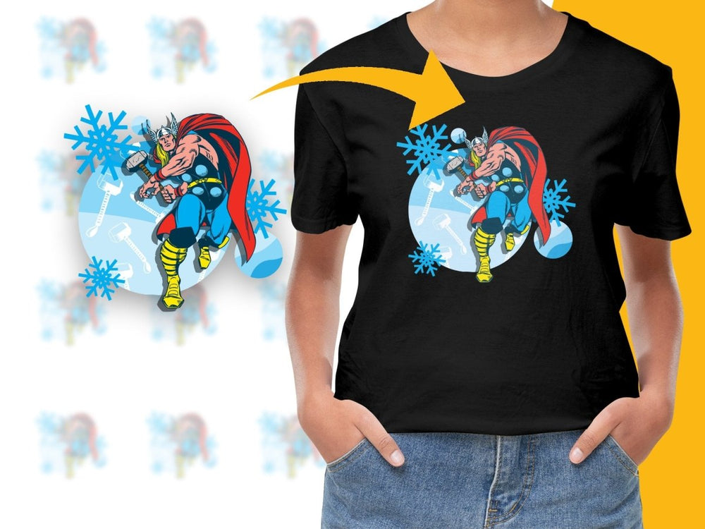 Hero Warrior with Red Cape Digital product - Teepew
