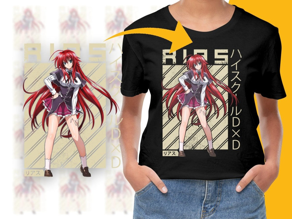 High School DxD Rias Character PNG Digital Download - Teepew