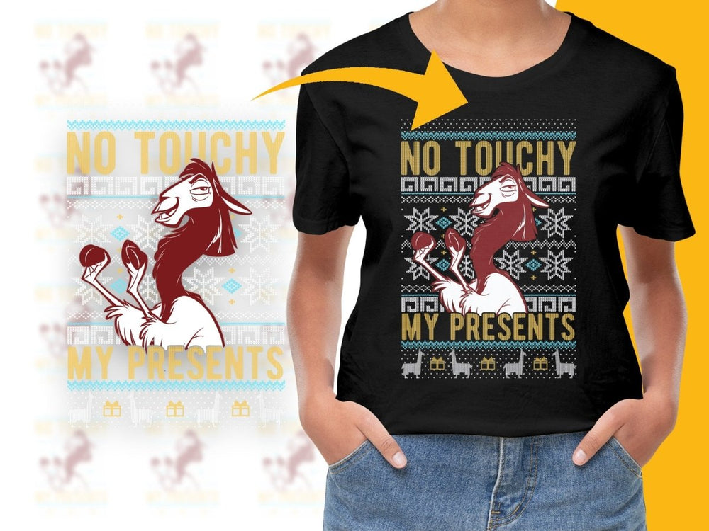 Hilarious No Touchy My Presents Christmas PNG File - Teepew