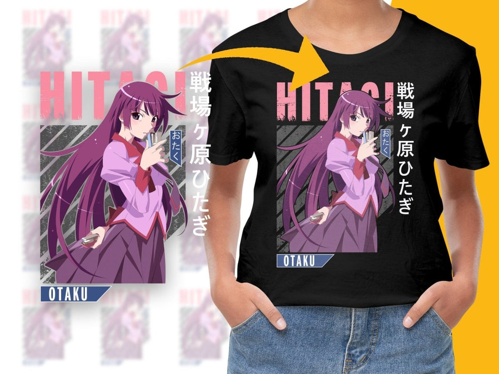 Hitagi Otaku Anime Character PNG File - Teepew