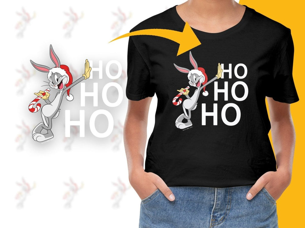 Ho Ho Ho Christmas Bugs Bunny Digital - Teepew