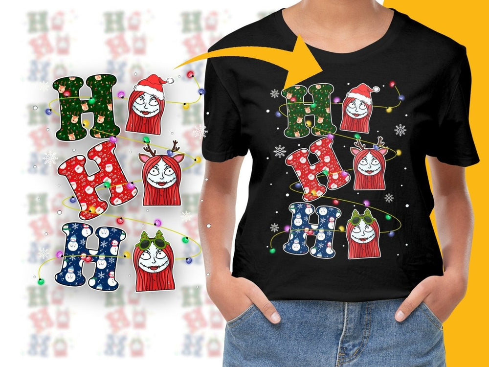 Ho Ho Ho Christmas The Nightmare Before Christmas PNG File - Teepew