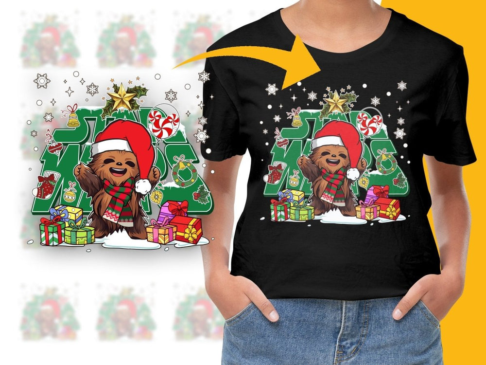 Holiday Cheer with Chewbacca Christmas PNG File - Teepew