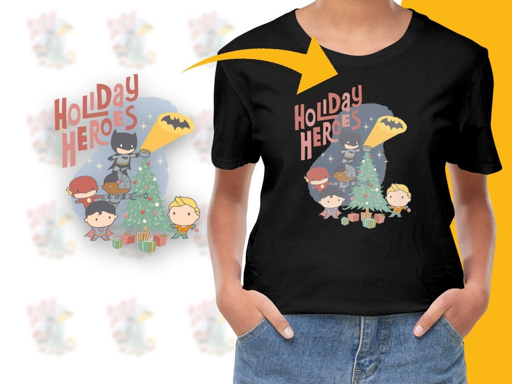 Holiday Heroes Christmas Superheroes Digital product - Teepew
