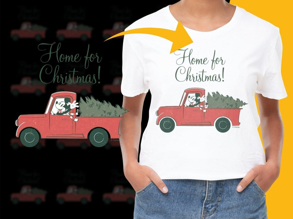 Home for Christmas Mickey Mouse PNG File - Teepew