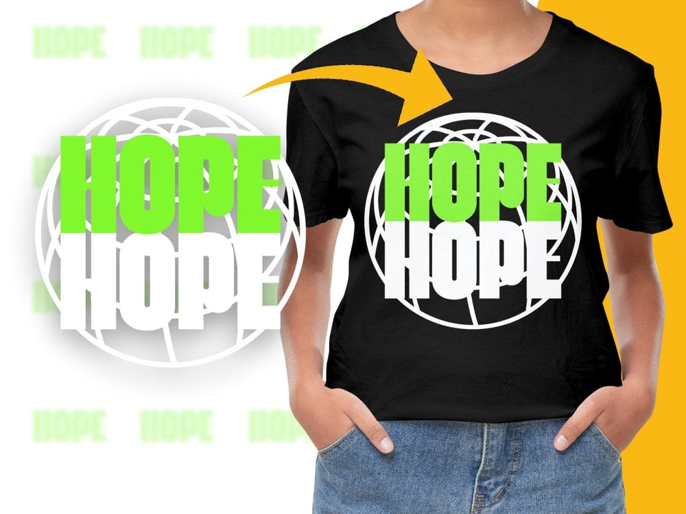 HOPE HOPE Graphic Design Inspirational PNG File - Teepew