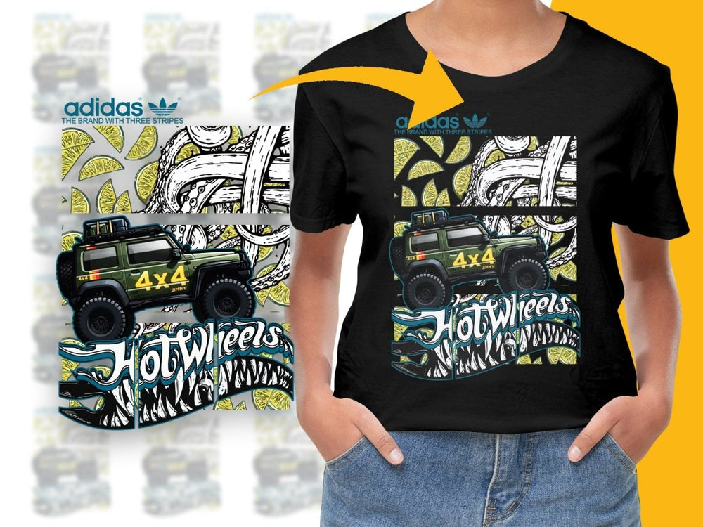 Hot Wheels 4x4 Jimny and Lime Graphic PNG File - Teepew