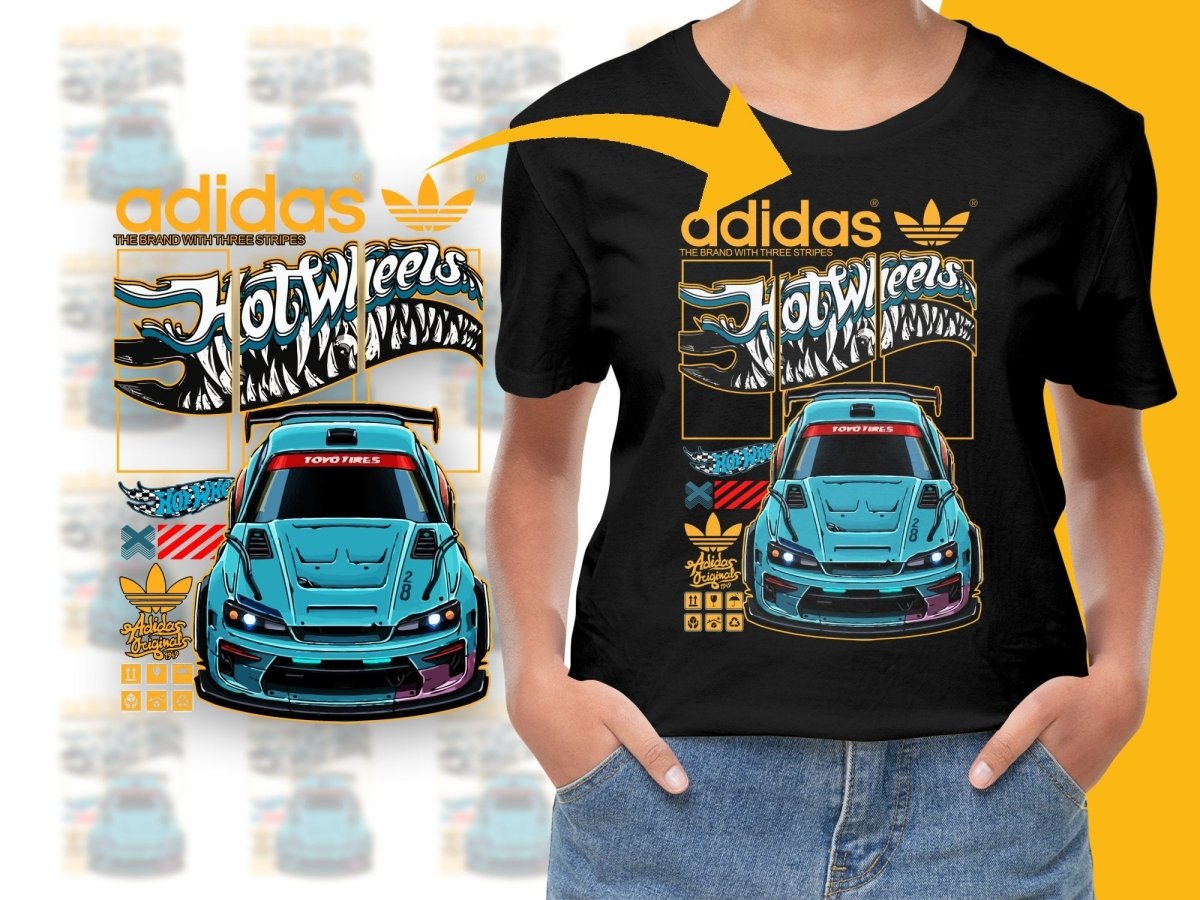 Hot Wheels Inspired Graphic Racing Car PNG File - Teepew