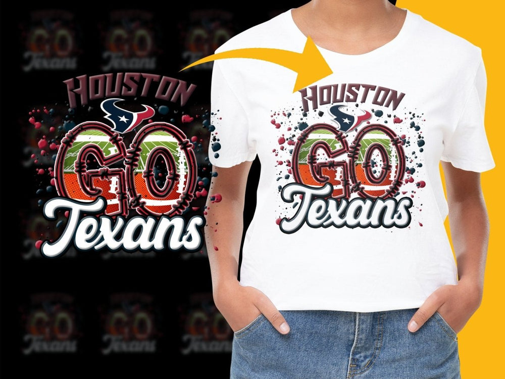 Houston Go Texans NFL Football Graphic Design PNG File - Teepew