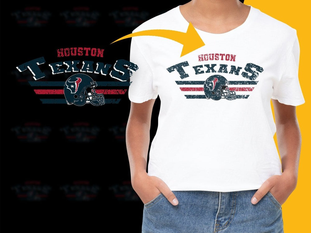 Houston Texans Distressed Helmet Graphic PNG File - Teepew