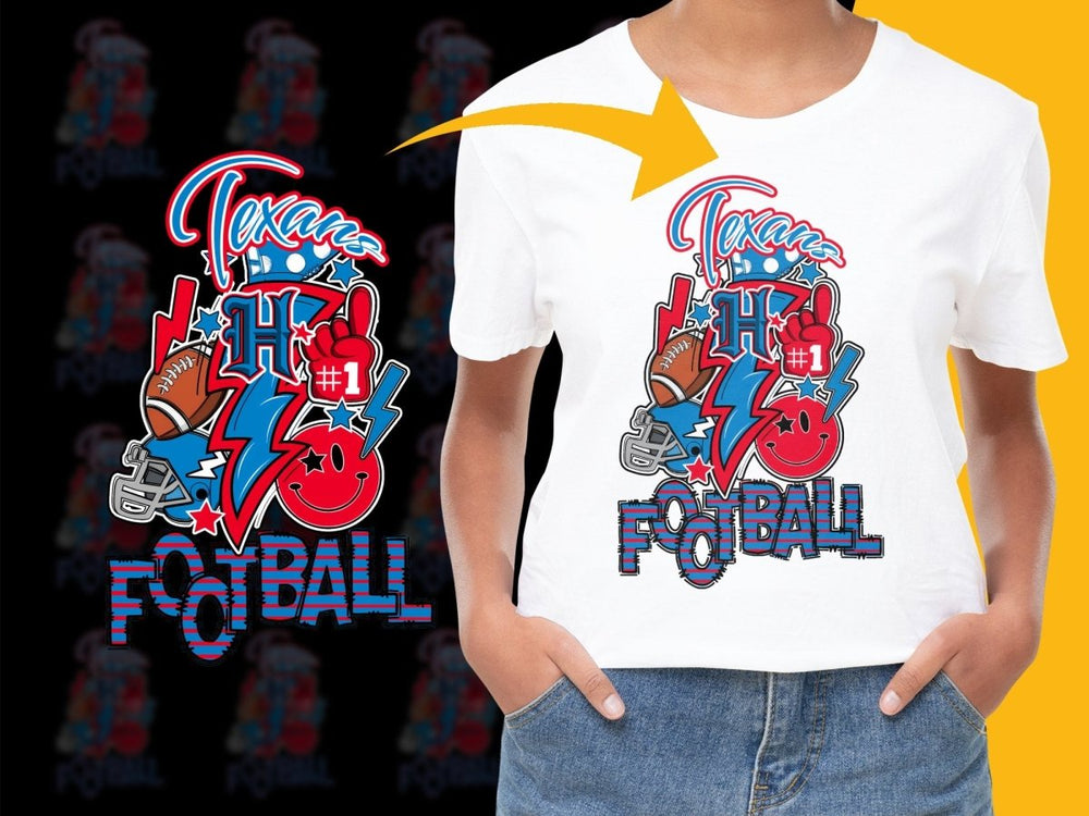 Houston Texans Football Graphic Design PNG File - Teepew