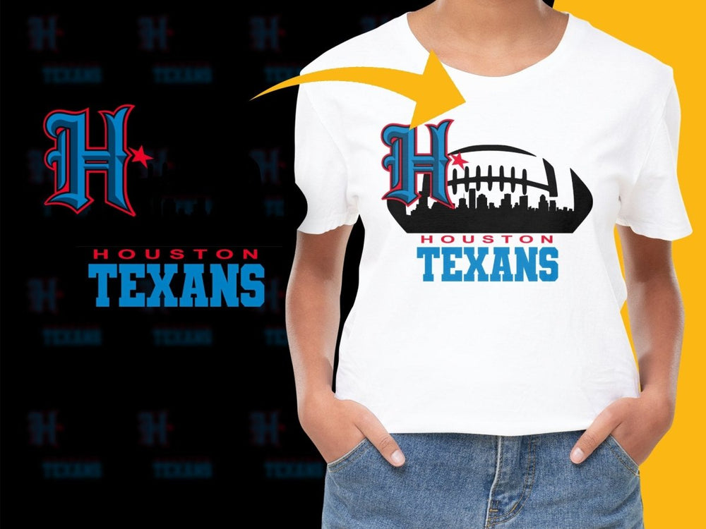 Houston Texans Football Skyline Fan Art PNG File - Teepew