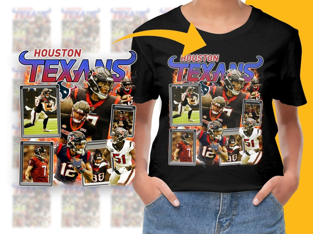 Houston Texans Football Team Bootleg PNG File - Teepew