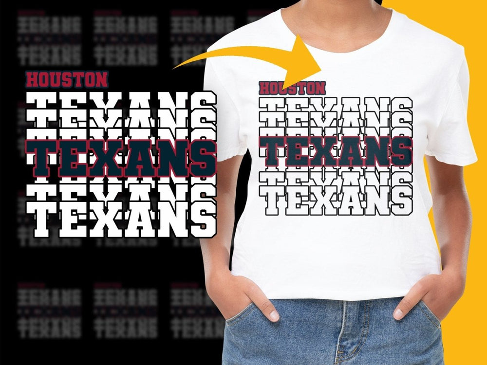 Houston Texans Graphic Print Men Women Kids PNG File - Teepew