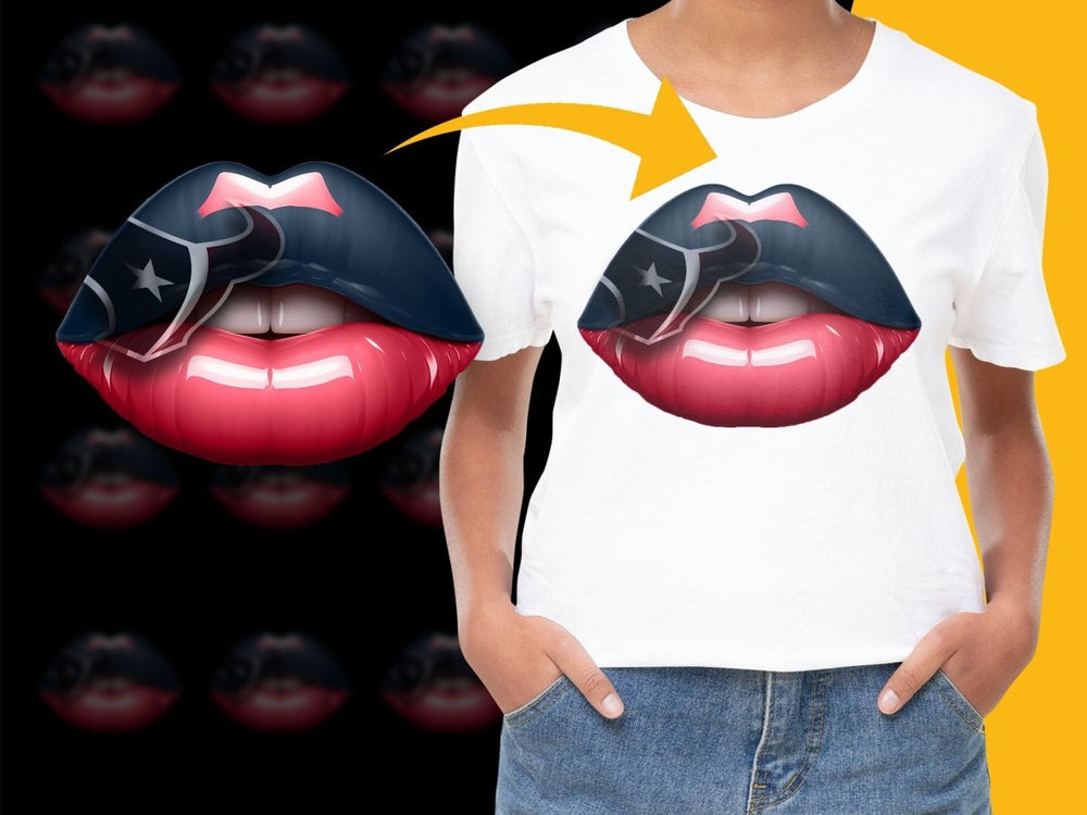 Houston Texans Lip Art Graphic PNG File - Teepew