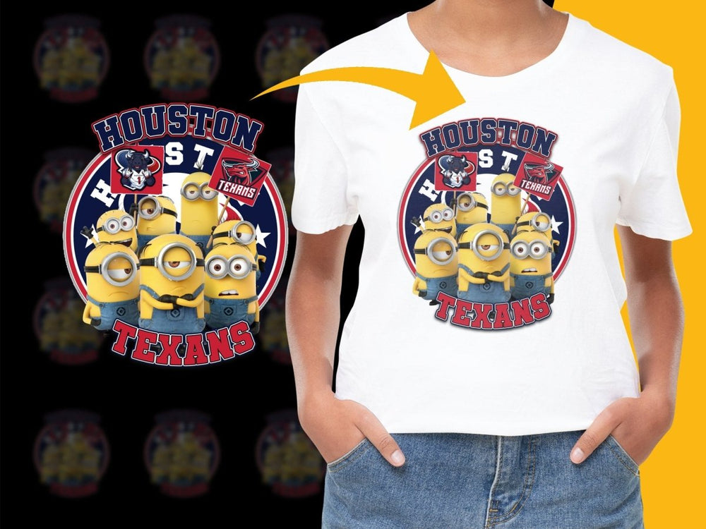 Houston Texans Minions Group Funny Graphic PNG File - Teepew