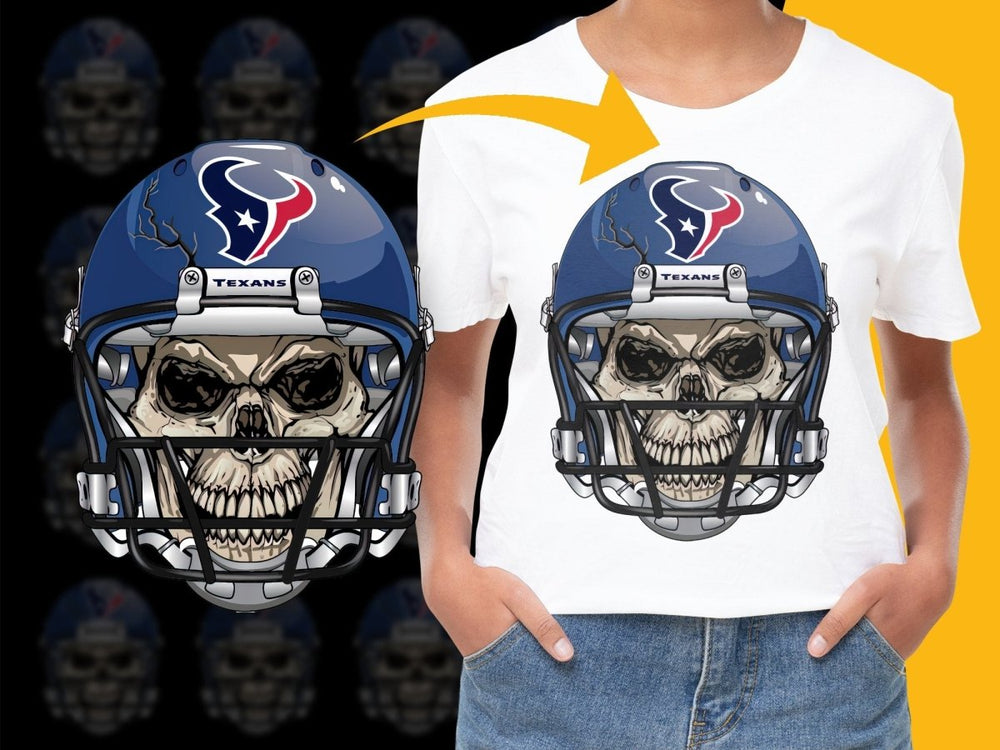 Houston Texans Skull Helmet Art Graphic PNG File - Teepew