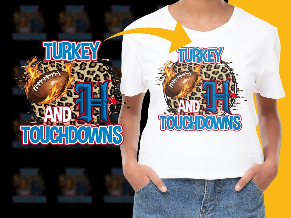 Houston Turkey Touchdowns Thanksgiving PNG File - Teepew