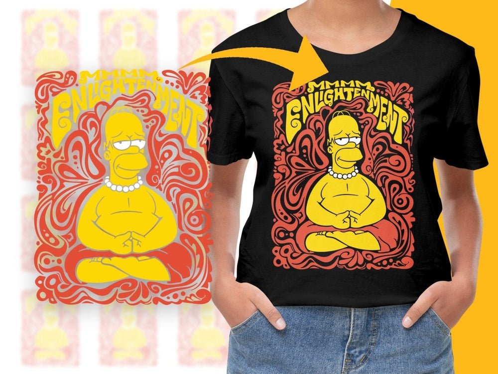 Humorous Enlightenment Themed Graphic PNG File - Teepew