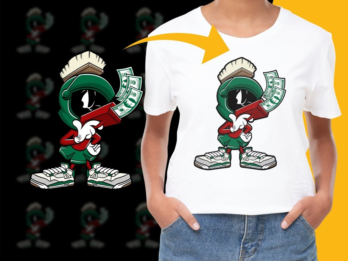 Humorous Money Cartoon Streetwear PNG File - Teepew