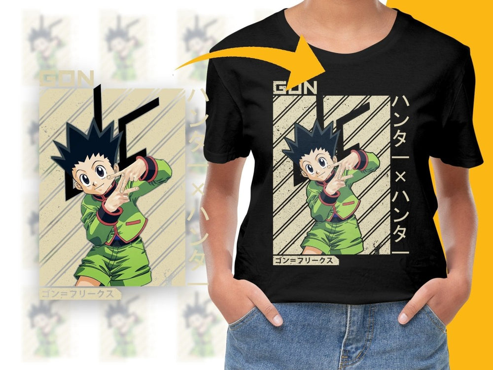 Hunter x Hunter Gon Anime Character PNG Digital - Teepew