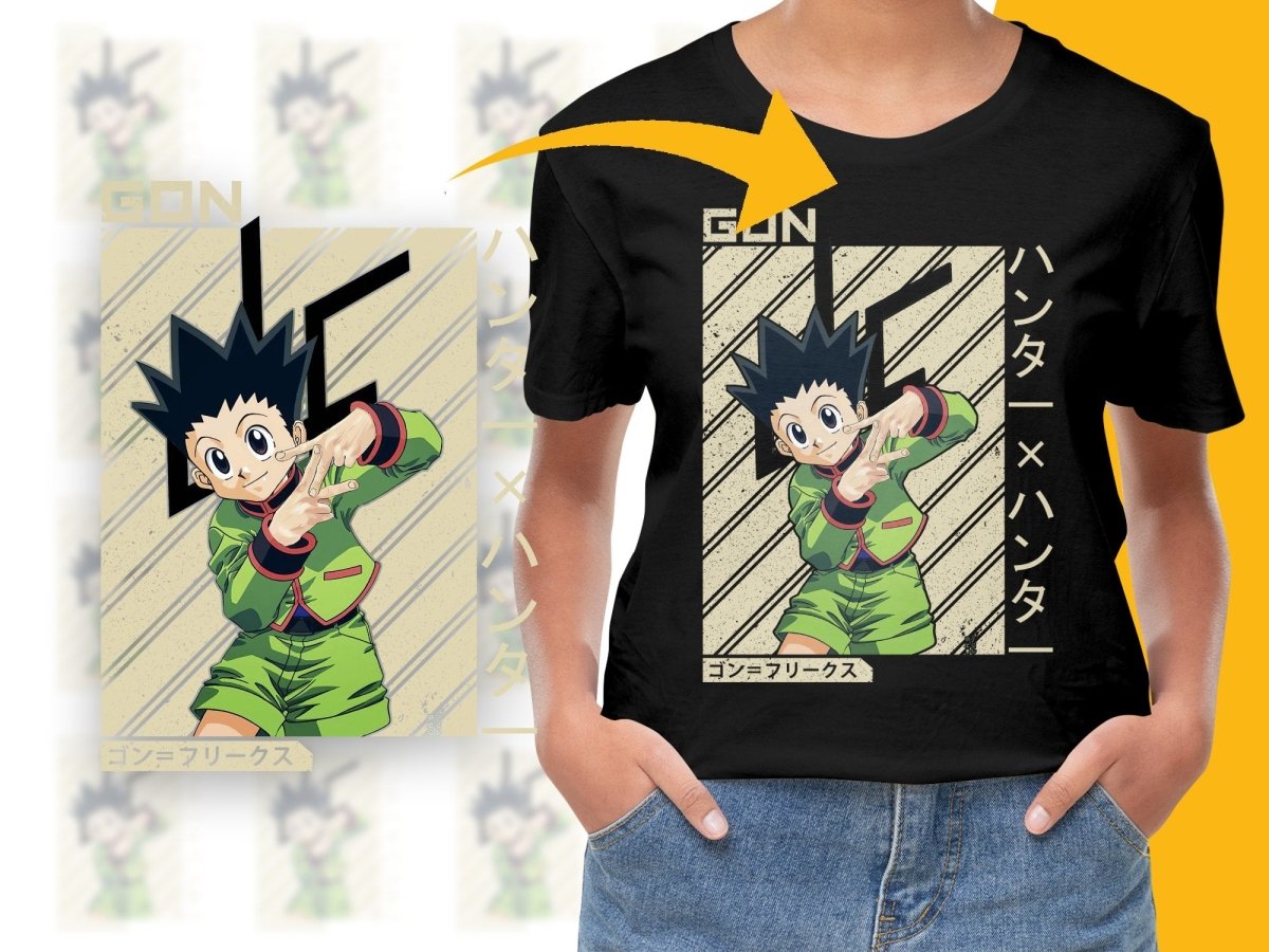 Hunter x Hunter Gon Anime Character PNG Digital - Teepew