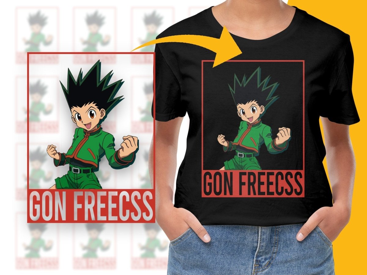 Hunter x Hunter Gon Freecss Anime Character Digital - Teepew