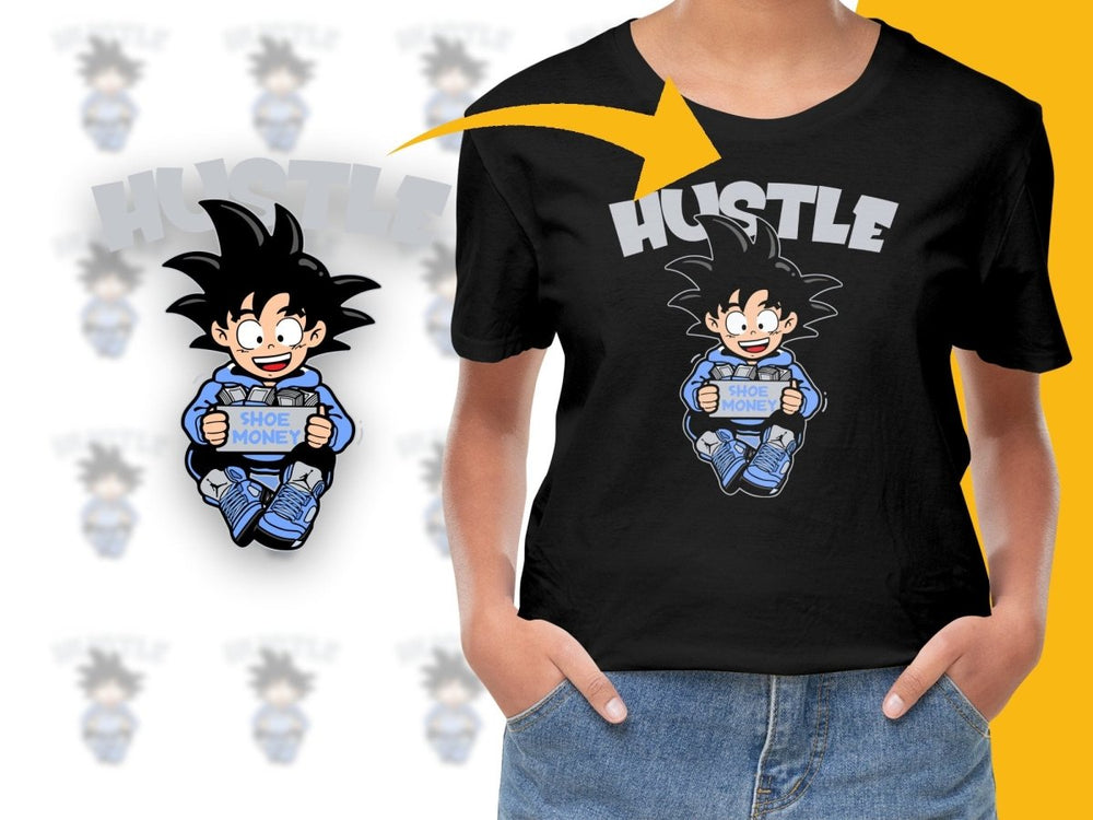 Hustle Shoe Money Anime Character Graphic PNG File - Teepew