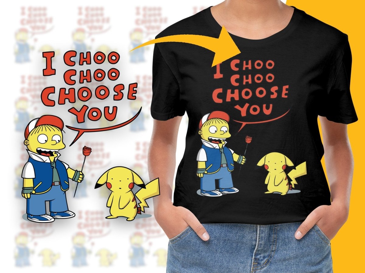 I Choo Choo Choose You Cartoon Graphic PNG File - Teepew