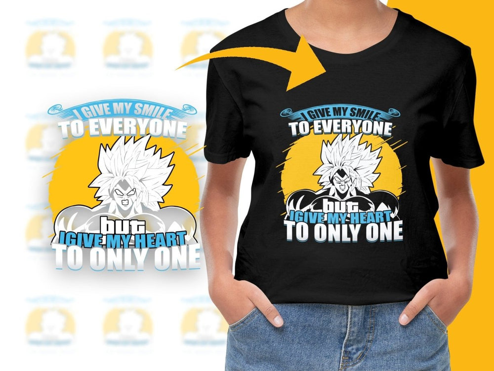 I Give My Smile To Everyone But My Heart To Only One PNG File - Teepew