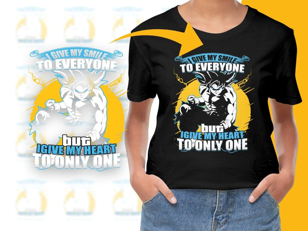 I Give My Smile to Everyone Naruto Themed PNG File - Teepew