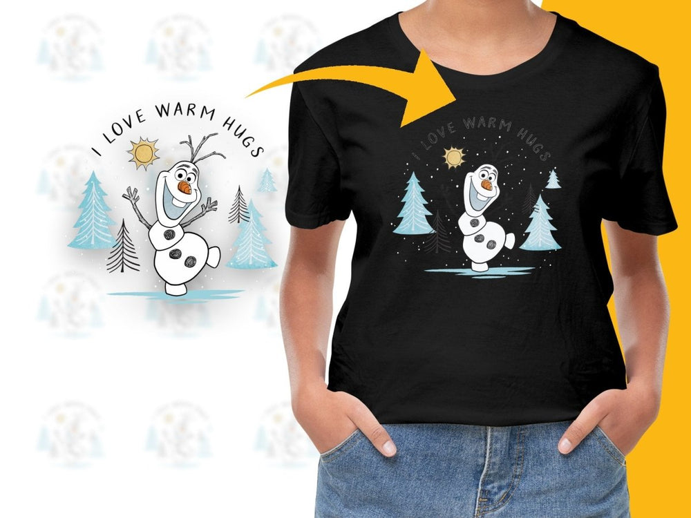 I Love Warm Hugs Olaf Christmas PNG File - Teepew