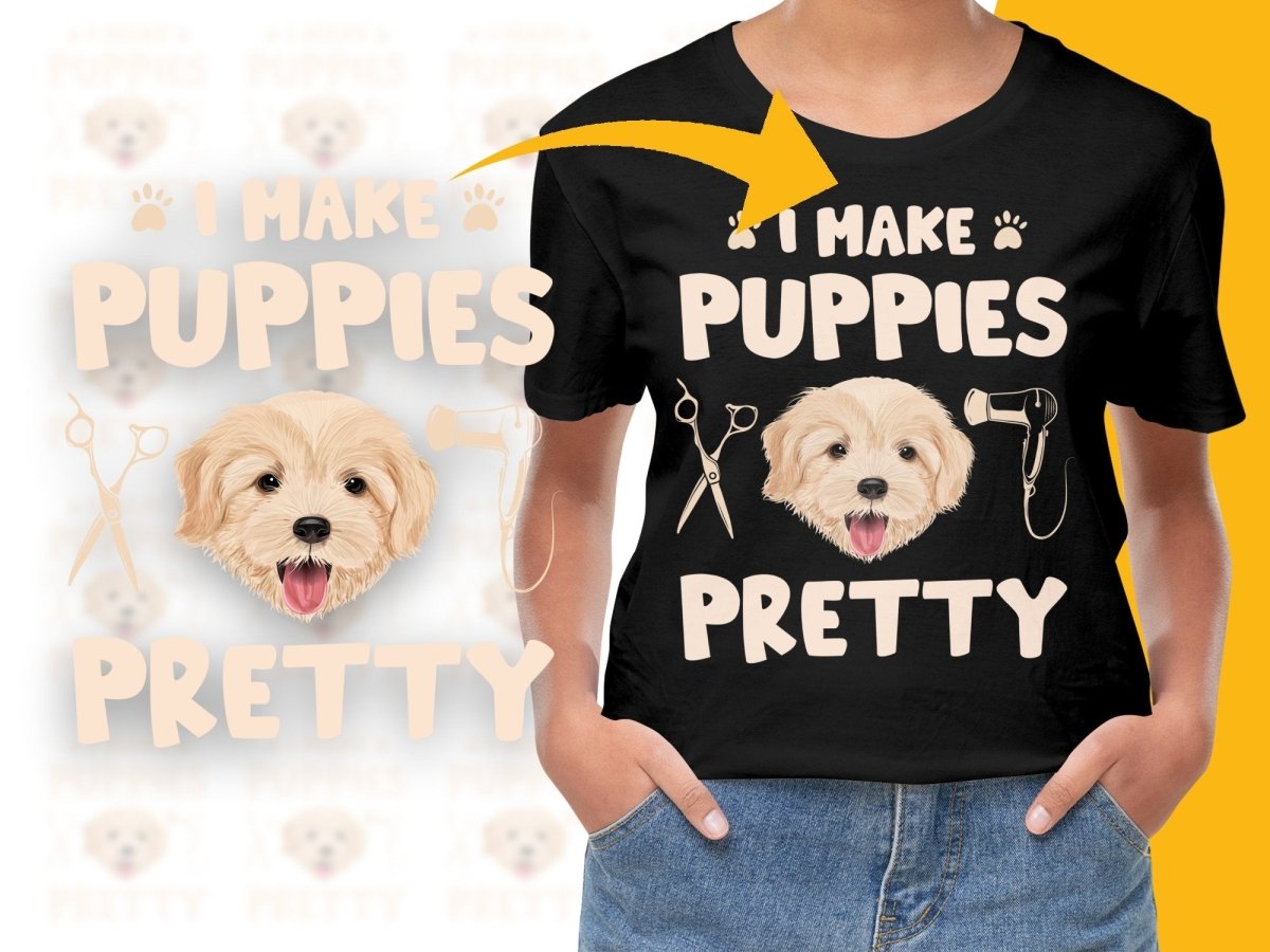 I Make Puppies Pretty Groomer PNG File - Teepew