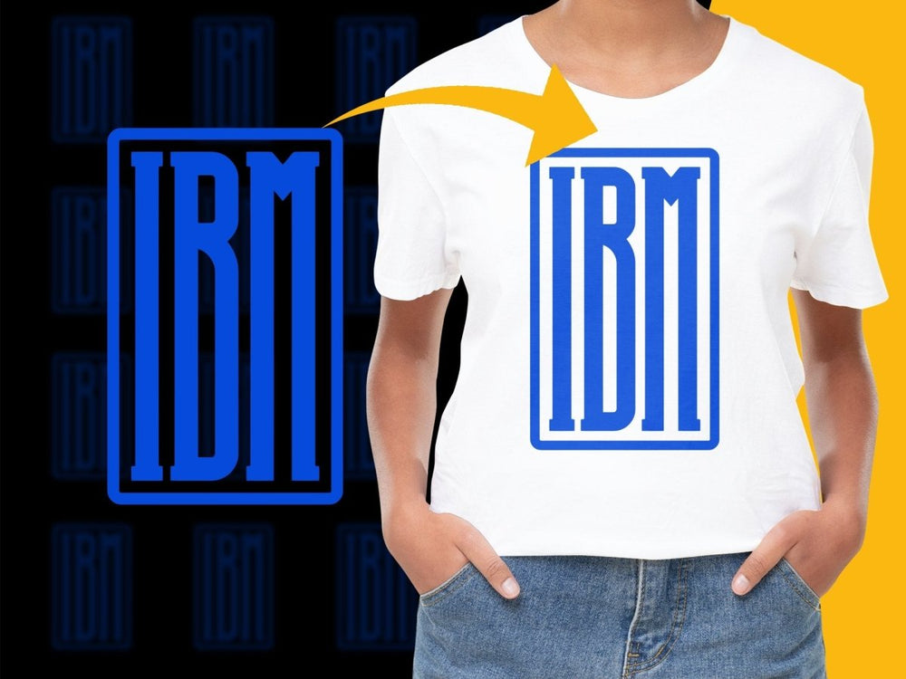 IBM Retro Logo Design PNG File - Teepew