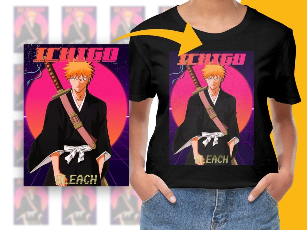 Ichigo Bleach Anime Character PNG Digital Download - Teepew