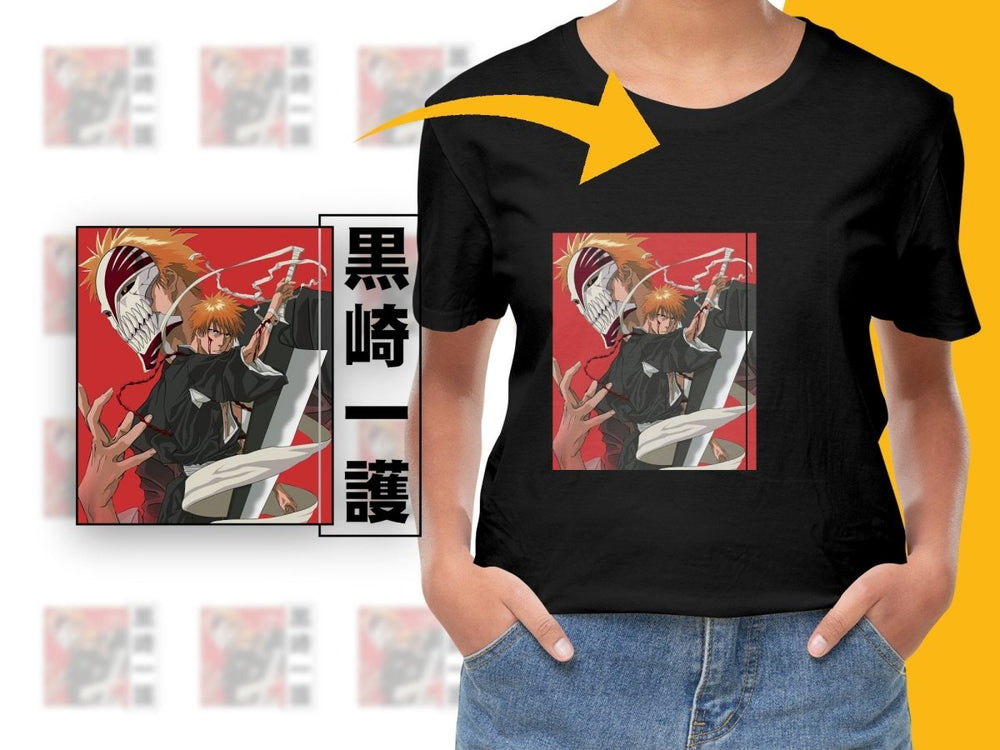 Ichigo Kurosaki Anime Character PNG Digital - Teepew