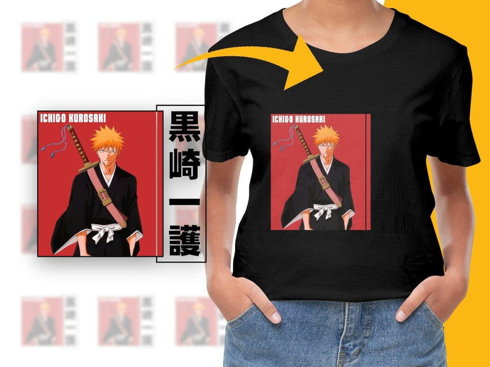Ichigo Kurosaki Anime Character PNG Digital Download - Teepew