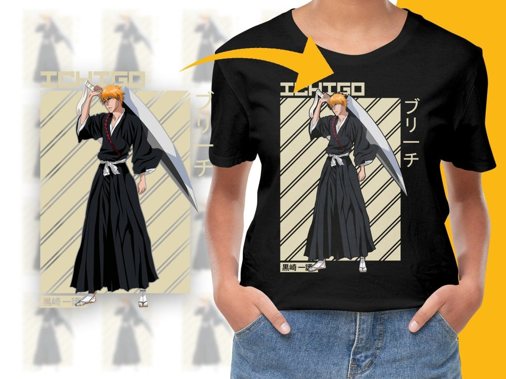 Ichigo Kurosaki Anime Character PNG File - Teepew