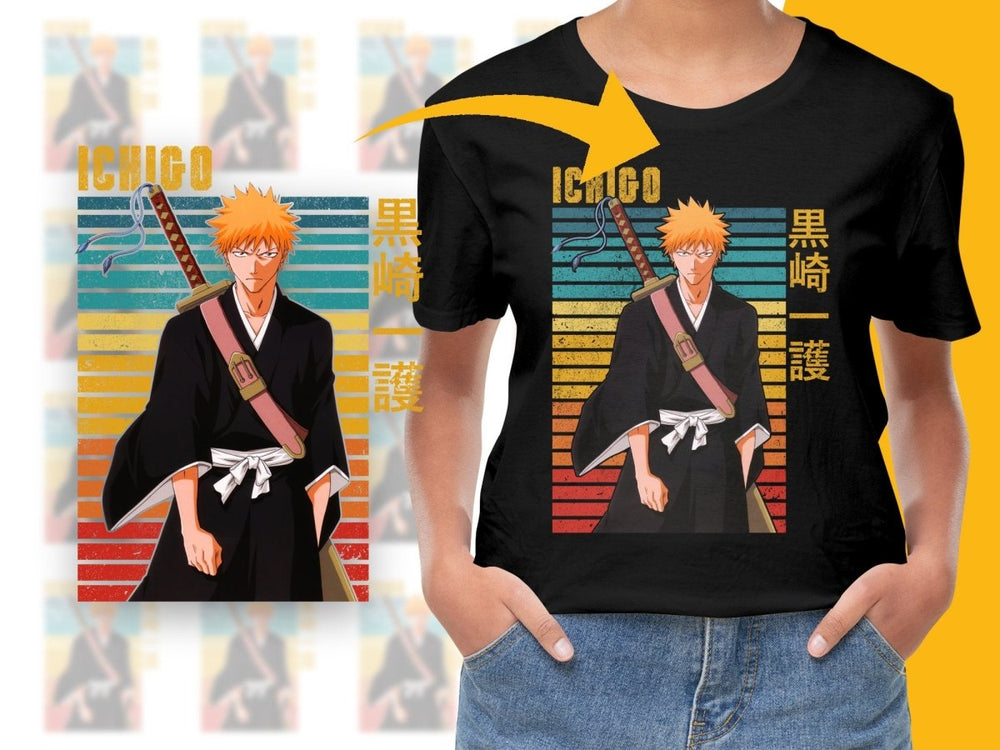 Ichigo Kurosaki Art PNG File Digital - Teepew