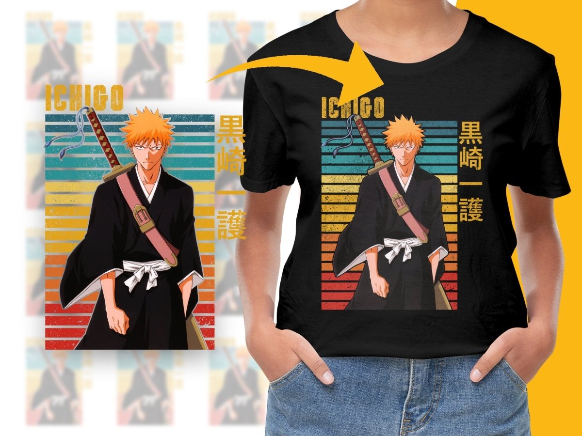 Ichigo Kurosaki Art PNG File Digital - Teepew