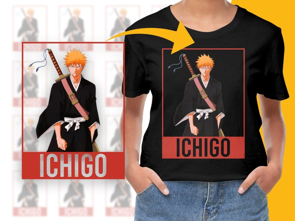 Ichigo Kurosaki Digital PNG Download Anime Character - Teepew