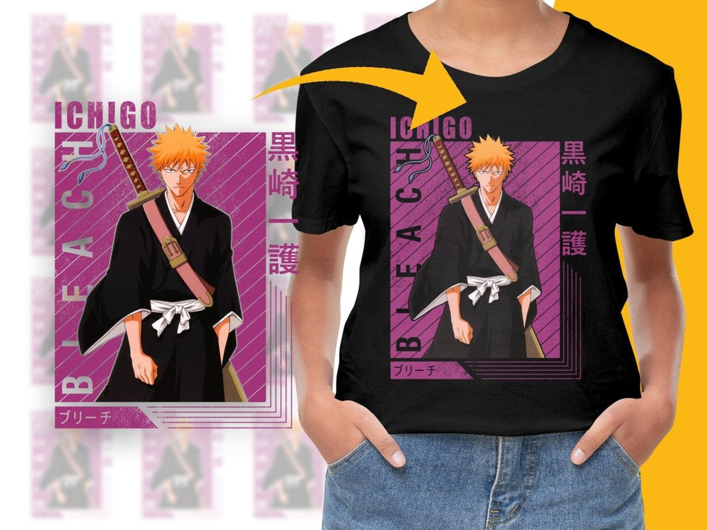 Ichigo Kurosaki PNG File Digital - Teepew